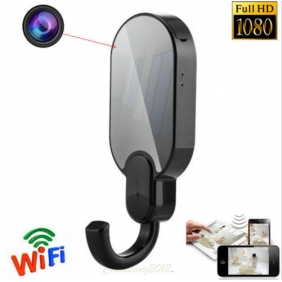 1080P HD WIFI wireless Spy night vision Clothes Hook Hidden Camera DVR Recorder